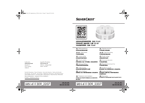 Mode d’emploi SilverCrest IAN 411309 Yaourtière