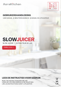 Bedienungsanleitung AoraKitchen SD90-1 Entsafter