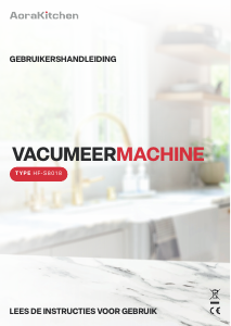 Handleiding AoraKitchen HF-S8018 Vacumeermachine