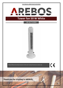 Handleiding Arebos AR-HE-TV2950 Ventilator