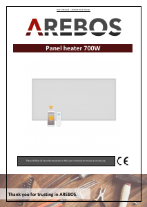 Manual Arebos AR-HE-IH700WT Heater