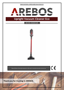 Manual Arebos AR-HE-HSSEB Vacuum Cleaner