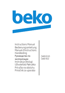 Manuale BEKO CWB 6510 X Cappa da cucina