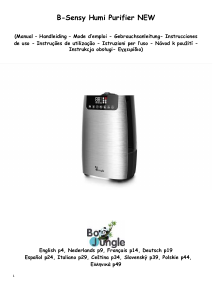 Manual de uso BoJungle B-Sensy Purificador de aire