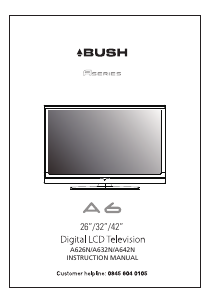 Handleiding Bush A626N LCD televisie