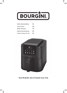 Mode d’emploi Bourgini 18.4170.00.00 Slim Fit Health Friteuse