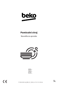 Priročnik BEKO DFN26420XAD Pomivalni stroj
