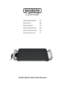 Manuale Bourgini 10.9062.00.00 Multi Plate Elements Griglia da tavolo