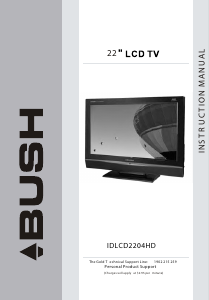 Manual Bush IDLCD2204HD LCD Television