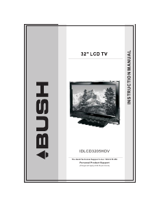 Handleiding Bush IDLCD3205HDV LCD televisie