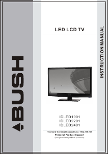 Handleiding Bush IDLED1901 LCD televisie