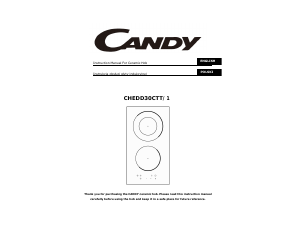 Handleiding Candy CHEDD30CTT/1 Kookplaat