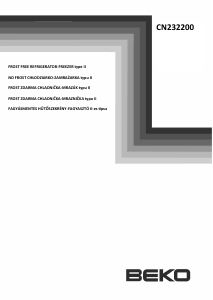 Manual BEKO CN232200 Fridge-Freezer