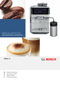 Manual Bosch TES603F1DE VeroAroma Exclusiv Coffee Machine