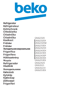 Εγχειρίδιο BEKO GN162320 Ψυγειοκαταψύκτης