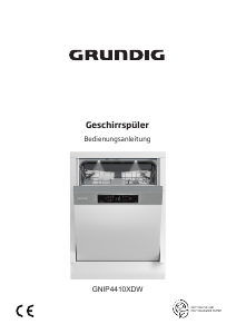 Bedienungsanleitung Grundig GNIP4410XDW Geschirrspüler