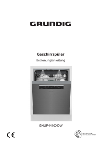 Bedienungsanleitung Grundig GNUP4410XDW Geschirrspüler