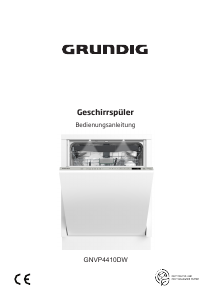 Bedienungsanleitung Grundig GNVP4410DW Geschirrspüler