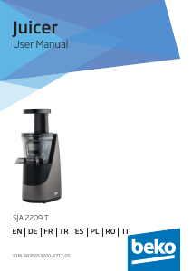 Manuale BEKO SJA 2209 T Centrifuga