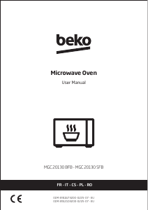 Manual BEKO MGC20130SFB Cuptor cu microunde