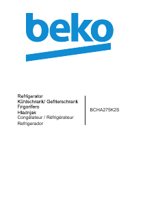 Manual BEKO BCHA275K2S Refrigerator
