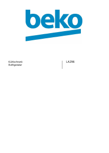 Manual BEKO LA 296 Refrigerator