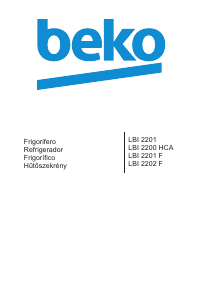 Használati útmutató BEKO LBI 2201 Hűtőszekrény