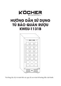 Hướng dẫn sử dụng Köcher KWEU-1131B Tủ rượu vang