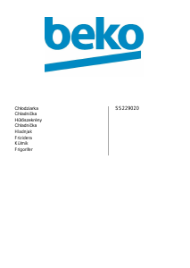 Instrukcja BEKO SS229020 Lodówka