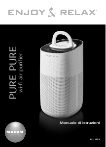 Manuale Macom 879 Pure Pure Purificatore d'aria