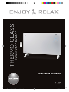 Manuale Macom 937 Thermo Glass Termoventilatore
