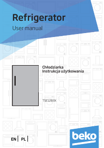 Instrukcja BEKO TSE 1283 X Lodówka