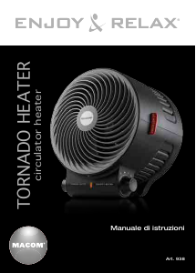 Manuale Macom 938 Tornado Termoventilatore