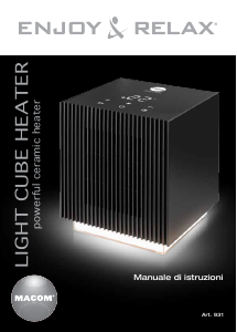 Manuale Macom 931 Light Cube Termoventilatore
