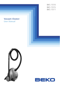 Manual BEKO BKS 1510 Vacuum Cleaner