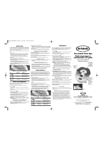 Mode d’emploi Scholl DR6622N1 Bain de pieds