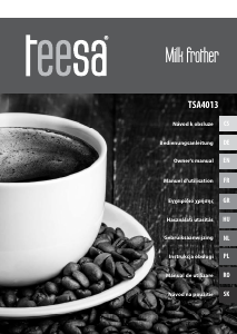 Návod Teesa TSA4013 Napeňovač mlieka