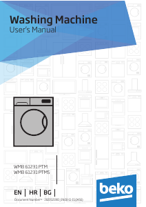 Handleiding BEKO WMB 61231 PTMS Wasmachine