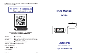 Handleiding AZDome M330 Actiecamera