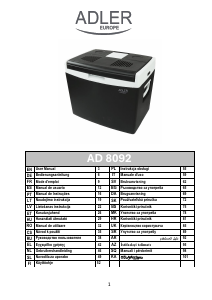 Kasutusjuhend Adler AD 8092 Külmakast