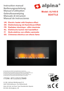 Mode d’emploi Alpina AJ145-S Seattle Cheminée électrique