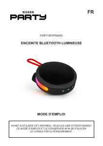 Manuale Bigben PARTYBTIPNANO Altoparlante