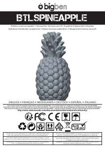 Manuale Bigben BTLSPINEAPPLE Altoparlante