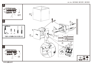 Manual Eglo 901091 Lampă