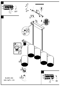Manual Eglo 901163 Lampă