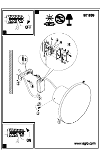 Manual Eglo 901839 Lampă