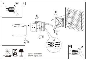 Manual Eglo 901843 Lampă