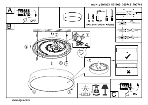 Manual Eglo 901906 Lampă