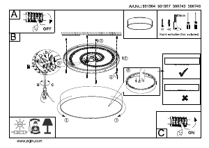 Manual Eglo 901907 Lampă