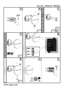 Manual Eglo 902222 Lampă